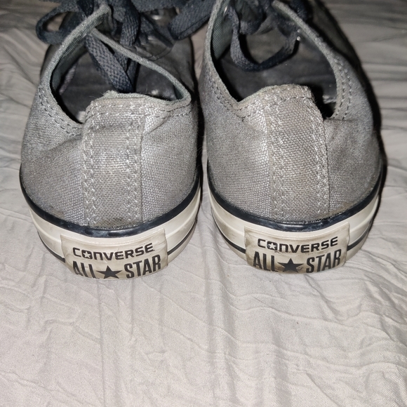 Converse Chuck Taylor All Star Low CT Ox 545025F Admiral grey metallic women's 8 - Picture 6 of 9